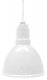 ACN001-0-AD8 Deep Bowl Dome 4FT White Cord Pendant RLM Incandescent Kit White