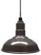 ACN001-1-AS12 Standard Dome 4FT Black Cord Pendant RLM Incandescent Kit Dk Bronze