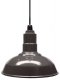 ACN001-1-AS14 Standard Dome 4FT Black Cord Pendant RLM Incandescent Kit Dk Bronze