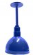 Deep Bowl Dome Rigid Stem RLM Incandescent Kit Blue