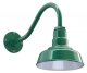 AGB101-10-AS8 Standard Dome Gooseneck RLM Incandescent Kit Green