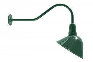 AGB101-AA11 Angled Reflector Sign Lighting Gooseneck RLM Kit Green