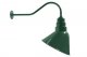 AGB101-AA14 Angled Reflector Sign Lighting Gooseneck RLM Kit Green