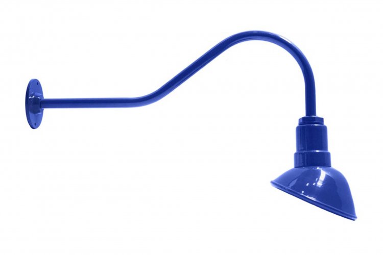 AGB101-AA7 Angled Reflector Sign Lighting Gooseneck RLMKit Blue