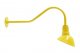 AGB101-AA7 Angled Reflector Sign Lighting Gooseneck RLM Incandescent Kit Yellow