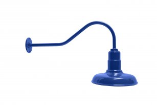 AGB101-AC12 Classic Dome Gooseneck RLM Incandescent Kit Blue