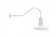 AGB101-AC12-Classic Dome Gooseneck RLM Incandescent Kit White