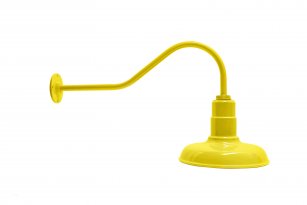 AGB101-AC12 Classic Dome Gooseneck RLM Incandescent Kit Yellow