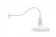 AGB101-AC14 Classic Dome Gooseneck RLM Incandescent Kit White