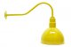 AGB101-AD10 Deep Bowl Dome Gooseneck RLM Incandescent Kit Yellow