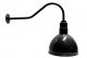 AGB101-AD12 Deep Bowl Dome Gooseneck RLM Incandescent Kit Black