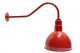 AGB101-AD12 Deep Bowl Dome Gooseneck RLM Incandescent Kit Red