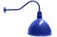 AGB101-AD16 Deep Bowl Dome Gooseneck RLM Incandescent Kit Blue