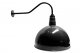 AGB101-AD20 Deep Bowl Dome Gooseneck RLM Incandescent Kit Black