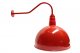 AGB101-AD20 Deep Bowl Dome Gooseneck RLM Incandescent Kit Red