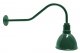 AGB101-AD8 Deep Bowl Dome Gooseneck RLM Incandescent Kit Green