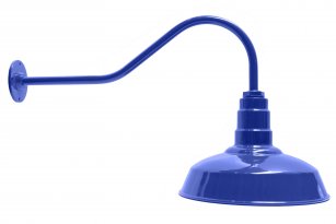 AGB101-AS14 Standard Dome Gooseneck RLM Incandescent Kit Blue