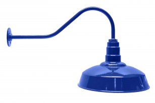 AGB101-AS16 Standard Dome Gooseneck RLM Incandescent Kit Blue