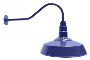 AGB101-AS18 Standard Dome Gooseneck RLM Incandescent Kit Blue