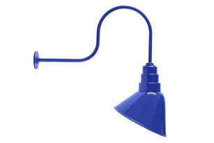 AGB102-AA14 Angled Reflector Sign Lighting Gooseneck RLM Blue