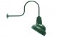 Angled Reflector Sign Lighting Gooseneck RLM Incandescent Kit Green