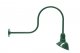 AGB102-AA7-GREEN Angled Reflector Sign Lighting Gooseneck RLM Kit Green