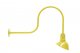 AGB102-AA7-YELLOW Angled Reflector Sign Lighting Gooseneck RLM Incandescent Kit Yellow