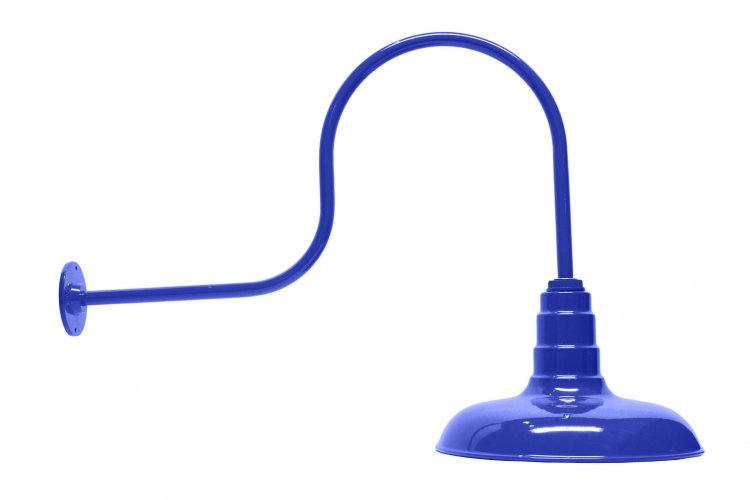 Classic Dome Gooseneck RLM Incandescent Kit Blue