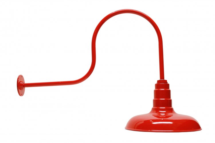 Classic Dome Gooseneck RLM Incandescent Kit Red