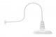 Classic Dome Gooseneck RLM Incandescent Kit White