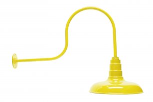 Classic Dome Gooseneck RLM Incandescent Kit Yellow