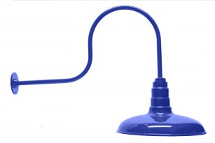 Classic Dome Gooseneck RLM Incandescent Kit Blue