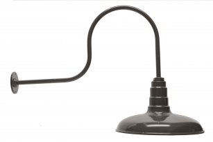 Classic Dome Gooseneck RLM Incandescent Kit Dk Bronze