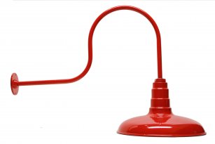 Classic Dome Gooseneck RLM Incandescent Kit Red