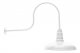 Classic Dome Gooseneck RLM Incandescent Kit White