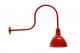 AGB102-AD10 Deep Bowl Dome Gooseneck RLM Incandescent Kit Red