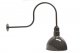 AGB102-AD12 Deep Bowl Dome Gooseneck RLM Incandescent Kit Dk Bronze