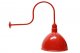 AGB102-AD16 Deep Bowl Dome Gooseneck RLM Incandescent Kit Red