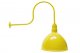 AGB102-AD16 Deep Bowl Dome Gooseneck RLM Incandescent Kit Yellow