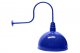 AGB102-AD20 Deep Bowl Dome Gooseneck RLM Incandescent Kit Blue