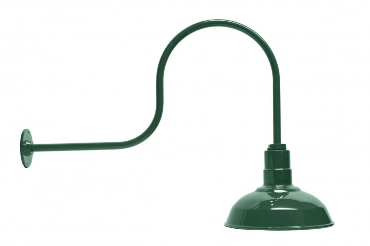 AGB102-AS12 Standard Dome Gooseneck RLM Kit Green