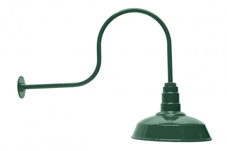 AGB102-AS14 Standard Dome Gooseneck RLM Kit Green