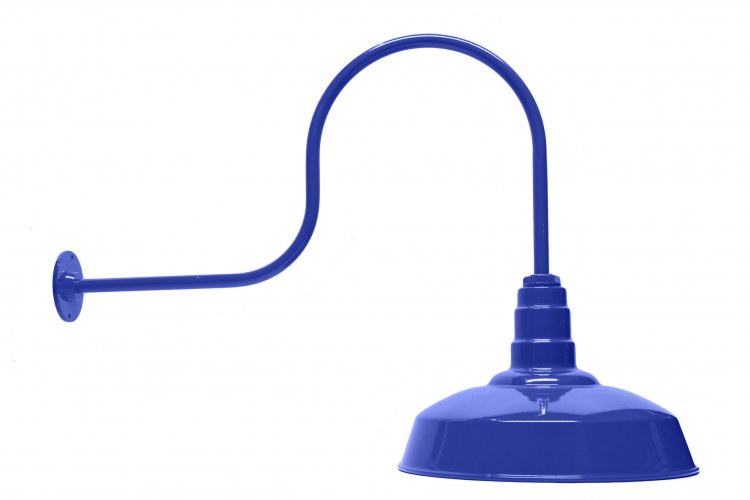 Standard Dome Gooseneck RLM Incandescent Kit Blue