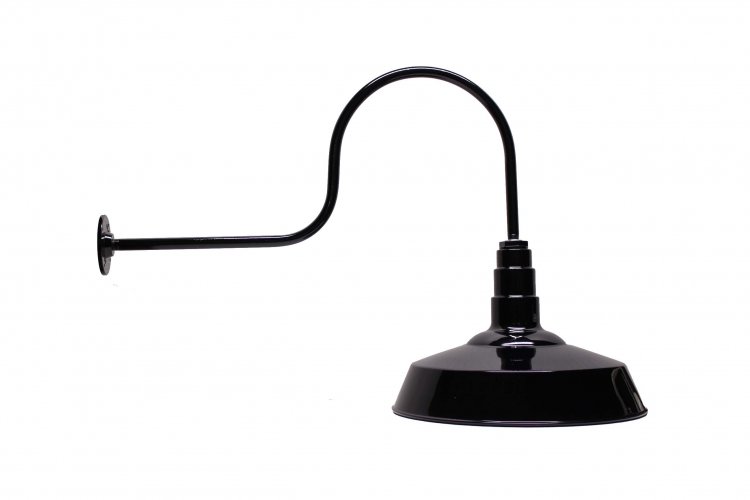 AGB102-AS18 Standard Dome Gooseneck RLM Kit Black