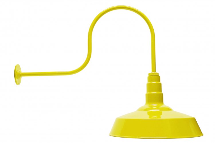 AGB102-AS18 Standard Dome Gooseneck RLM Kit Yellow