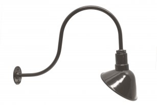 AGB103-AA9 Angled Reflector Sign Lighting Gooseneck RLM Incandescent Kit Dk Bronze