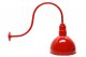 AGB103-AD12 Deep Bowl Dome Gooseneck RLM Incandescent Kit Red