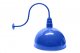 AGB103-AD20 Deep Bowl Dome Gooseneck RLM Incandescent Kit Blue