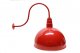 AGB103-AD20 Deep Bowl Dome Gooseneck RLM Incandescent Kit Red
