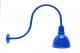 AGB103-AD8 Deep Bowl Dome Gooseneck RLM Incandescent Kit Blue